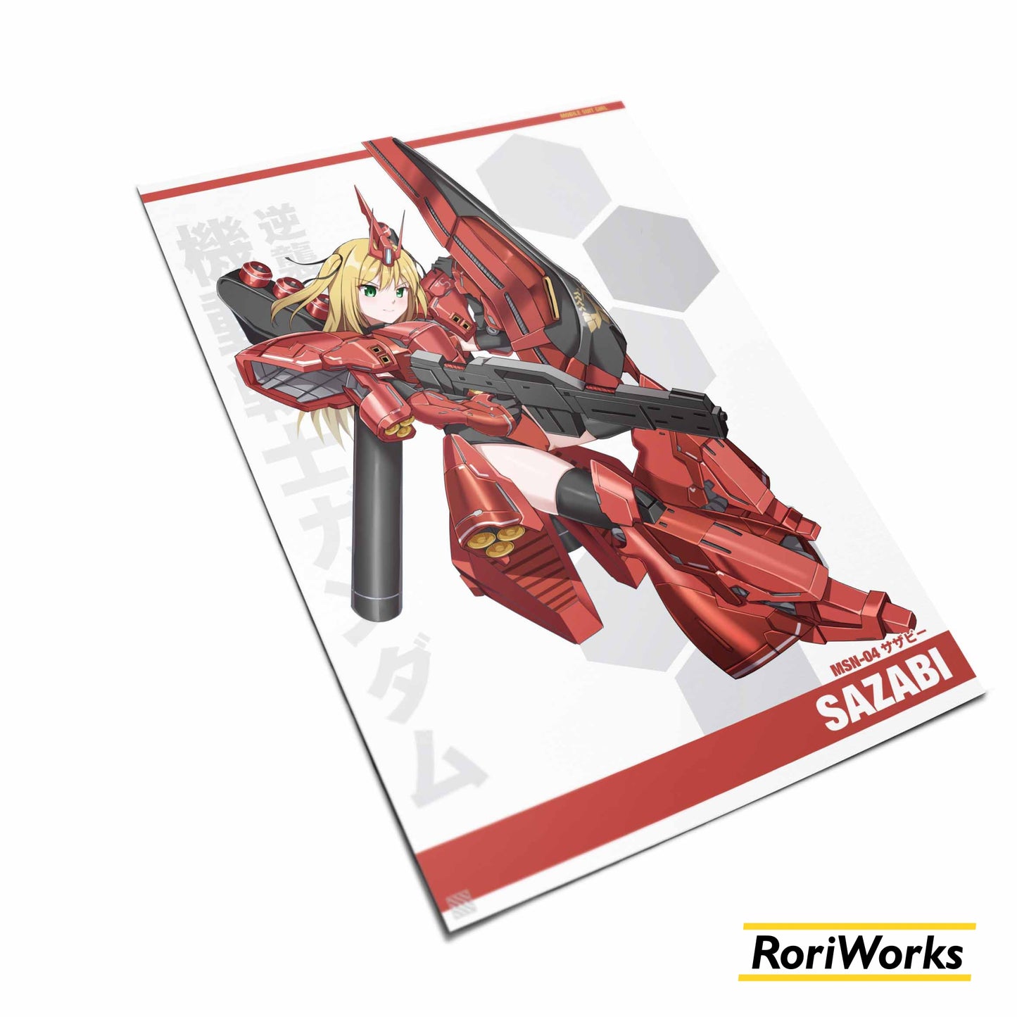 Poster - Sazabi Girl