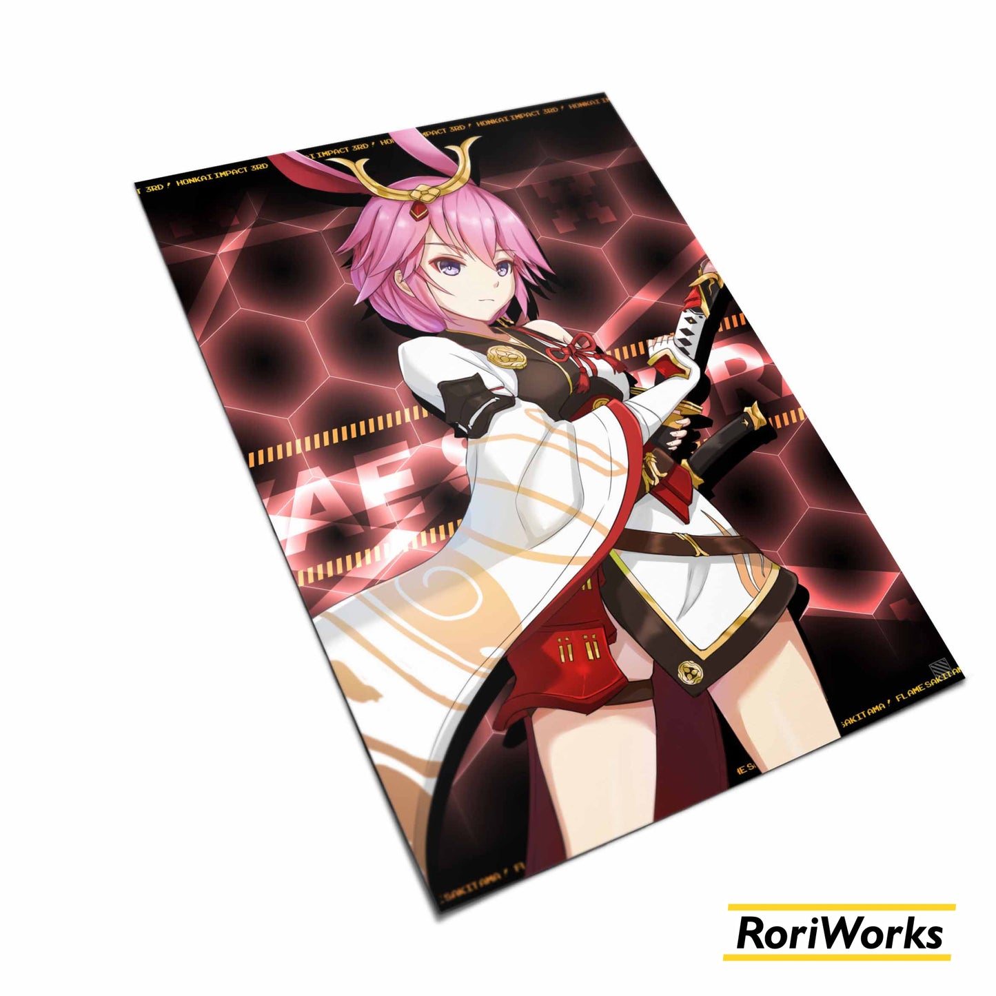Poster - Yae Sakura (Flame Sakitama)