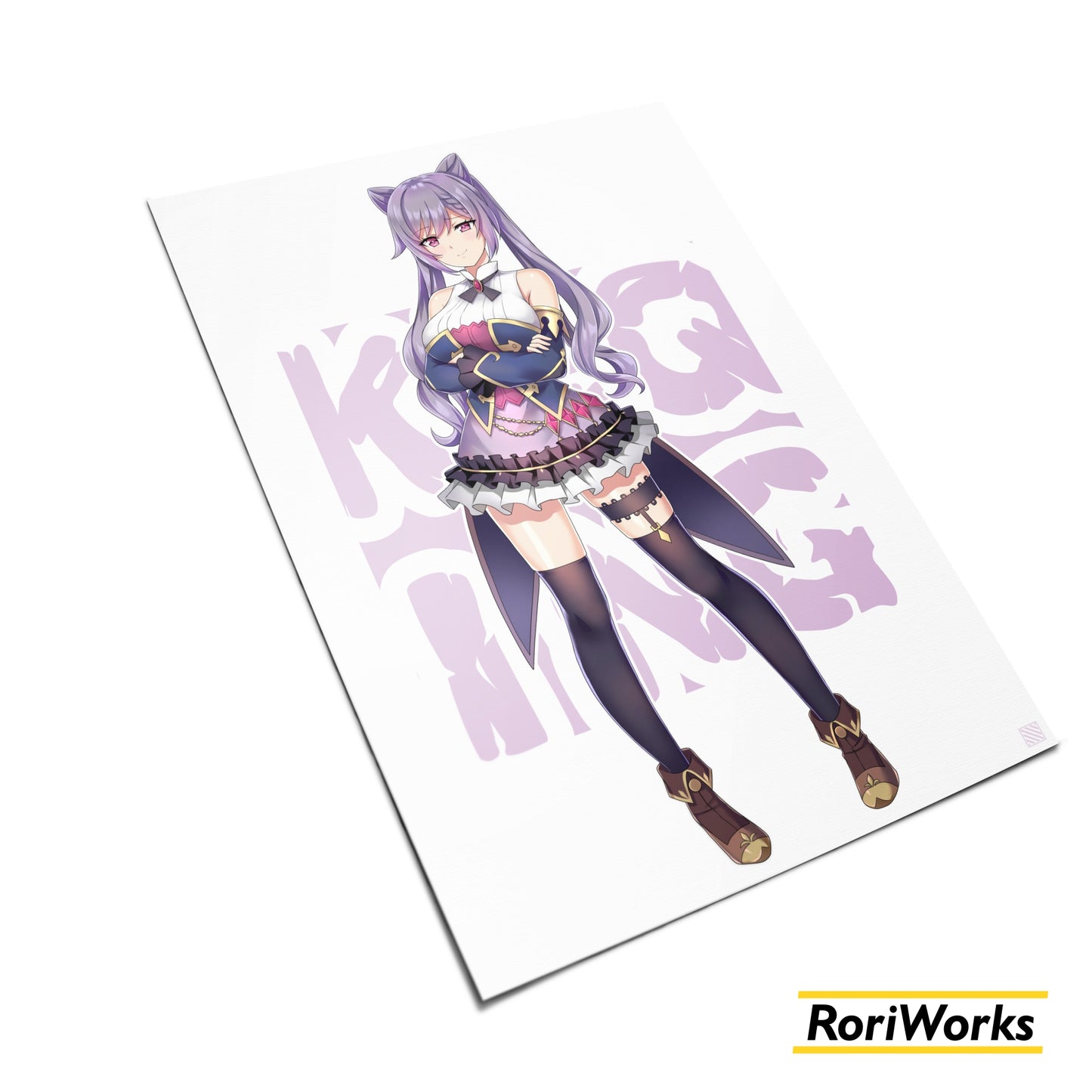 Poster - Keqing x Karyl (White)