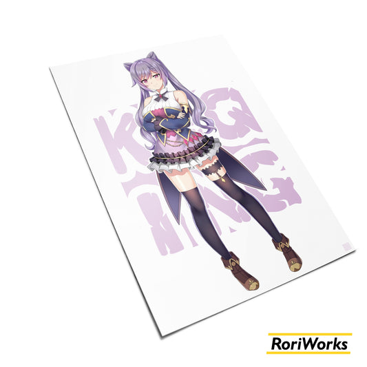 Poster - Keqing x Karyl (White)