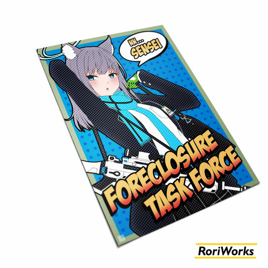 Poster - Shiroko Sunaookami (Retro Pop Art)