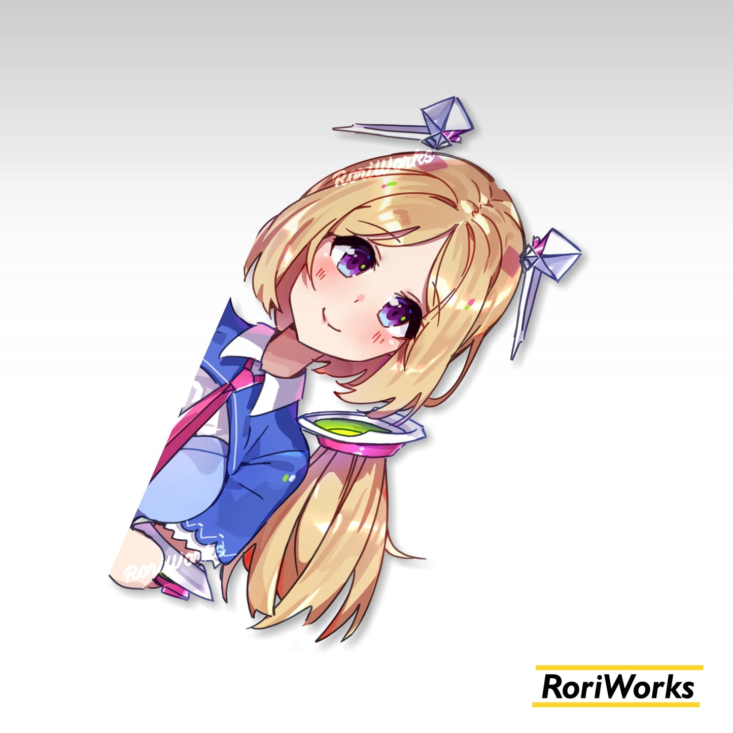 Stiker Intip Aki Rosenthal | Hololive