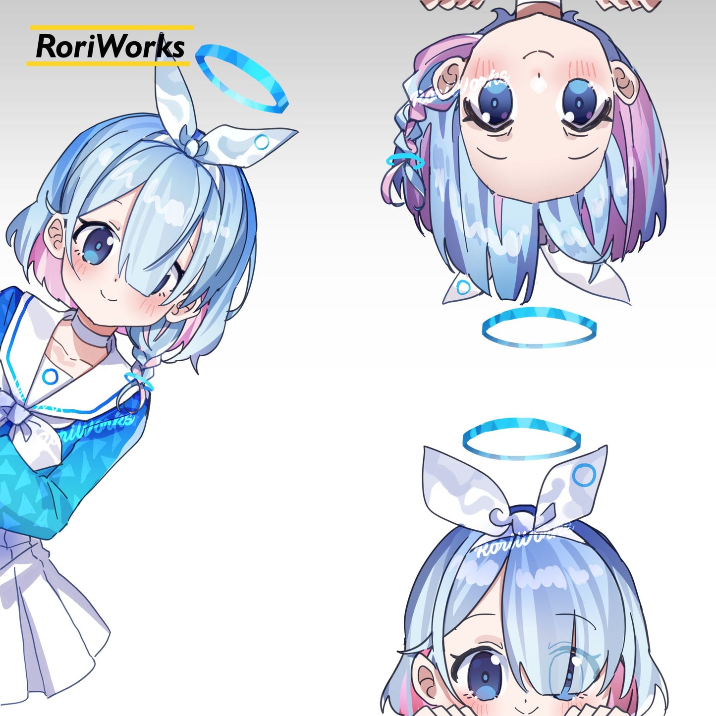 Stiker Intip Arona | Blue Archive