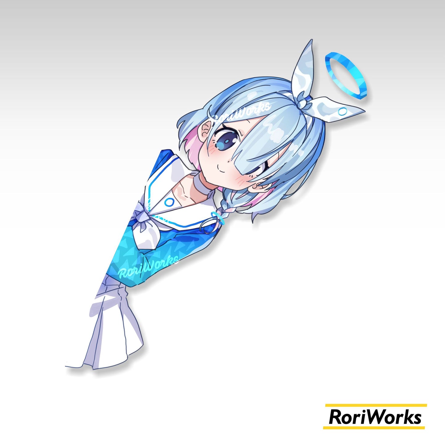 Stiker Intip Arona | Blue Archive
