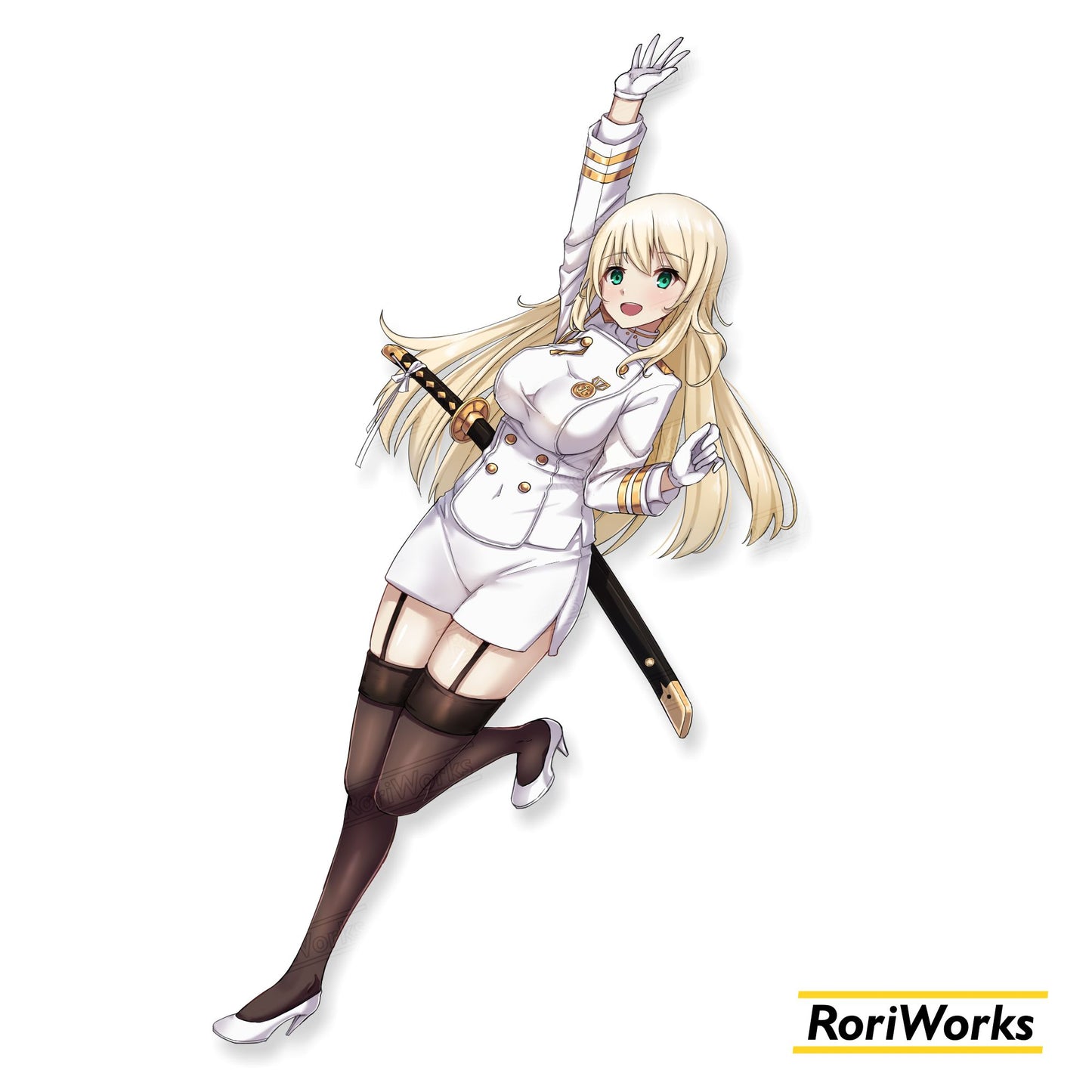Stiker - Atago x Atago (Kantai Collection)