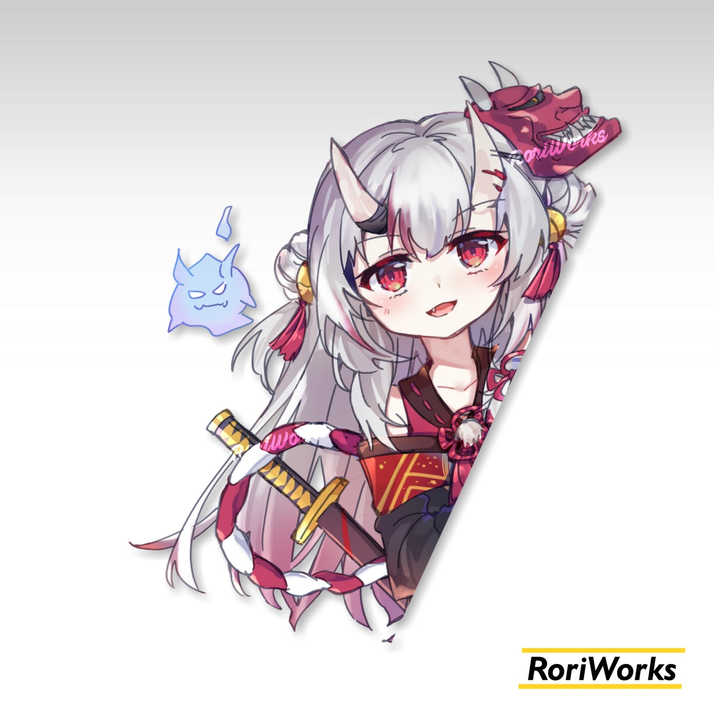 Stiker Intip Ayame Nakiri | Hololive