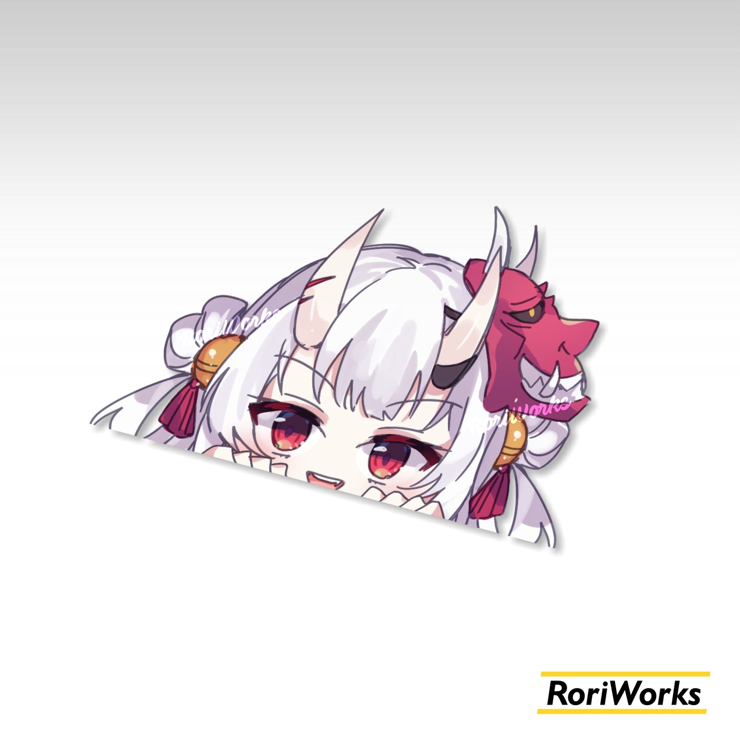 Stiker Intip Ayame Nakiri | Hololive