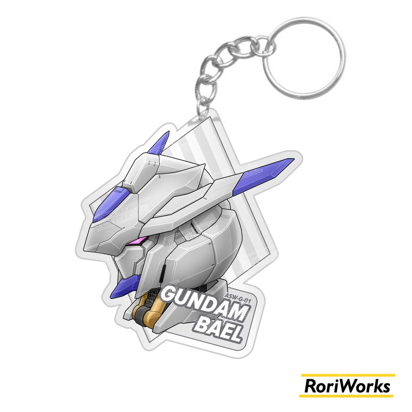 Keychain Gundam Bael Head
