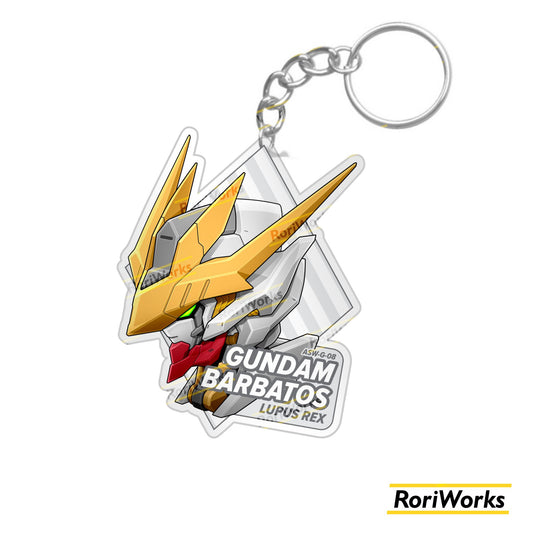 Keychain - Gundam Barbatos Lupus Rex Head