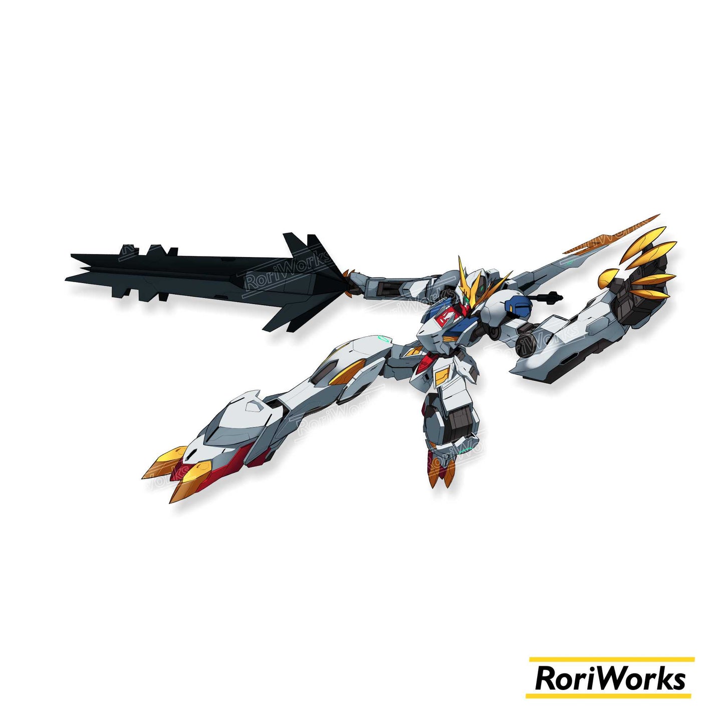 Stiker Gundam Barbatos Lupus Rex