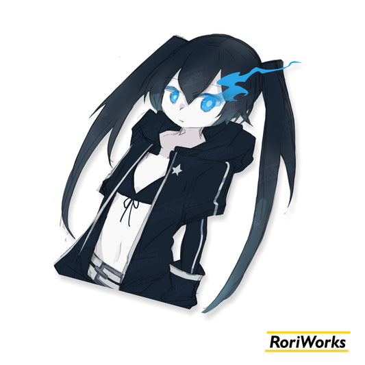 Stiker - Black★Rock Shooter