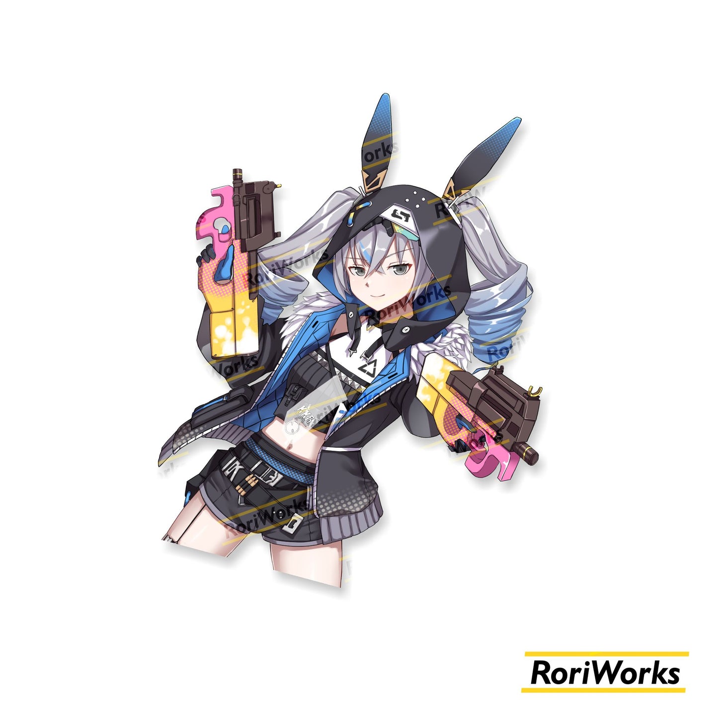 Stiker Bronya Zaychik (Haxxor Bunny) | Honkai Impact 3rd