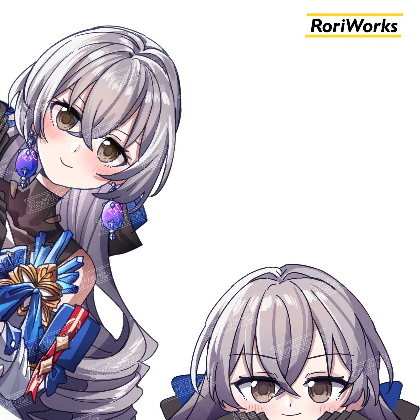 Stiker Intip Bronya Rand | Honkai: Star Rail