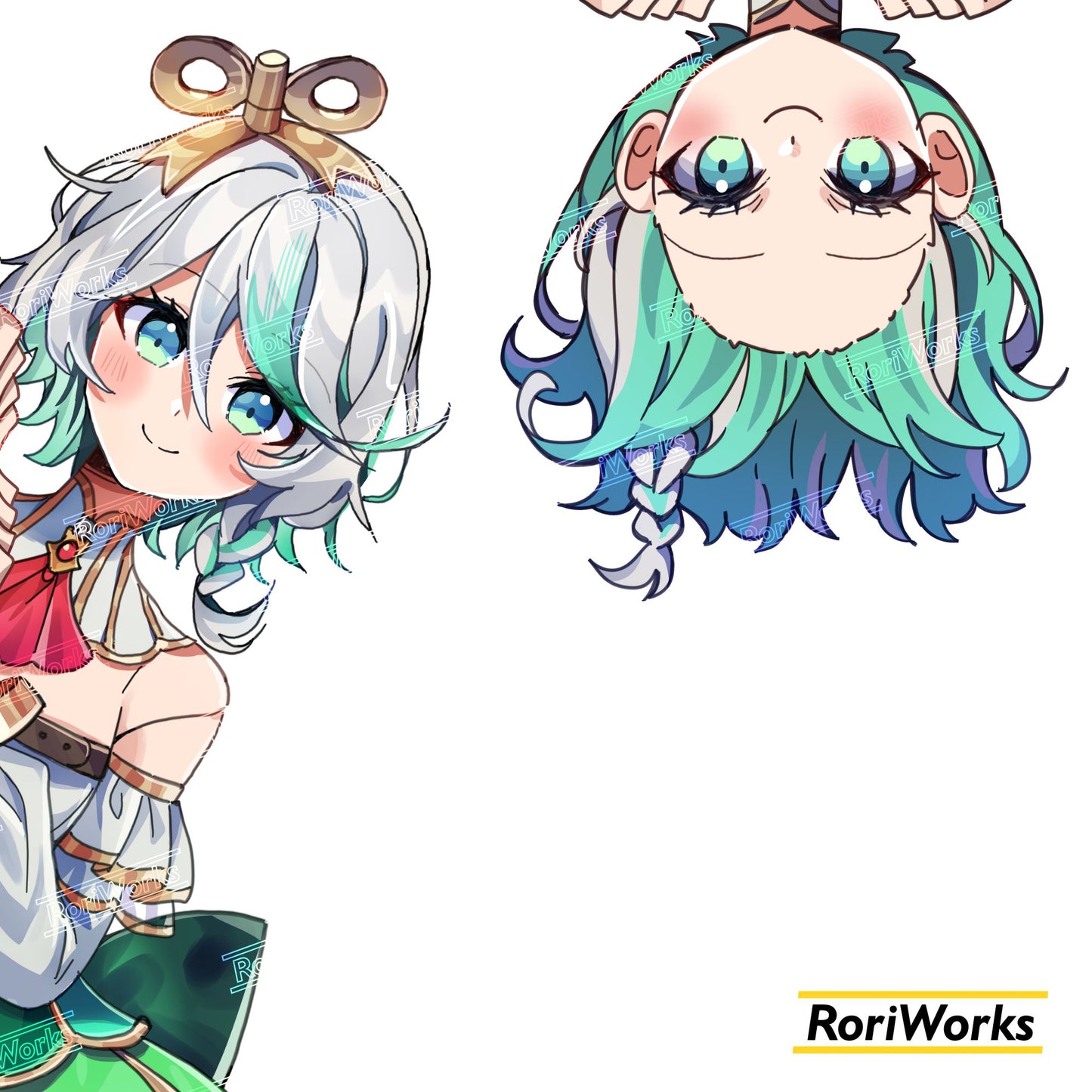 Stiker Intip Cecilia Immergreen | Hololive