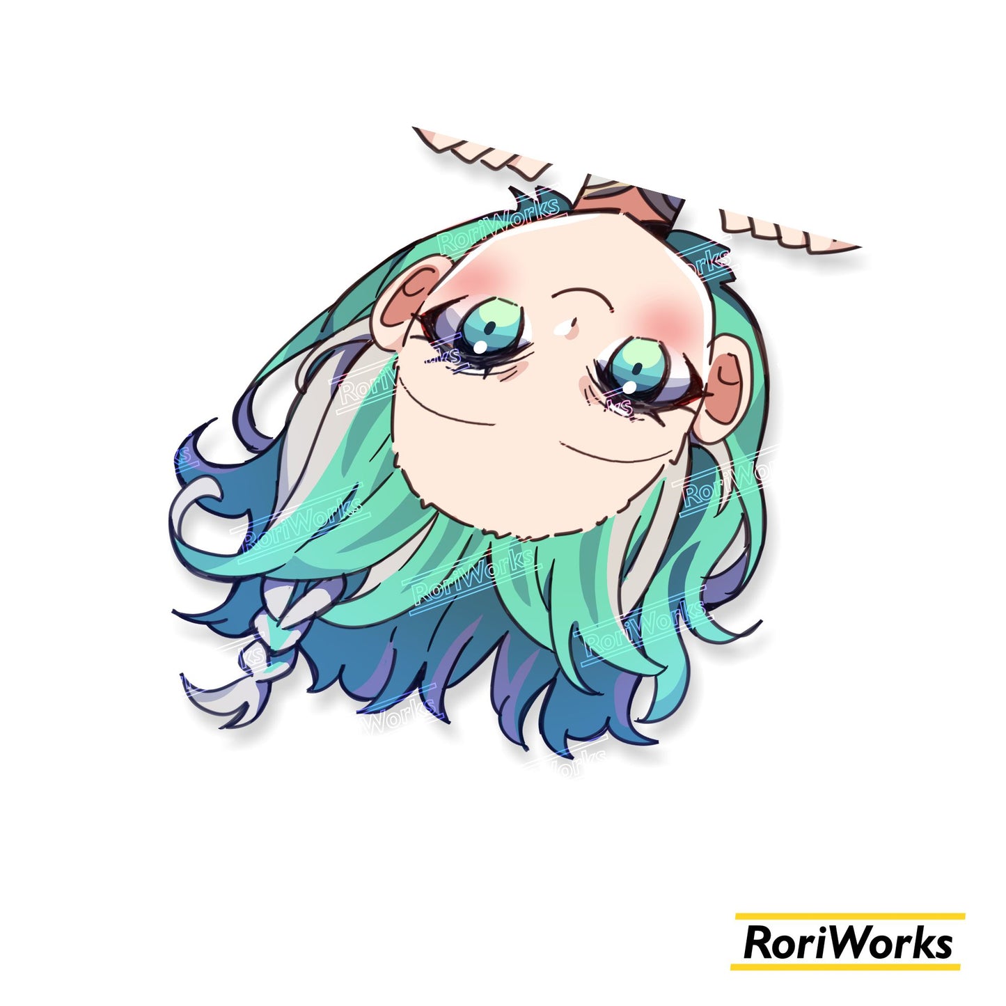 Stiker Intip Cecilia Immergreen | Hololive