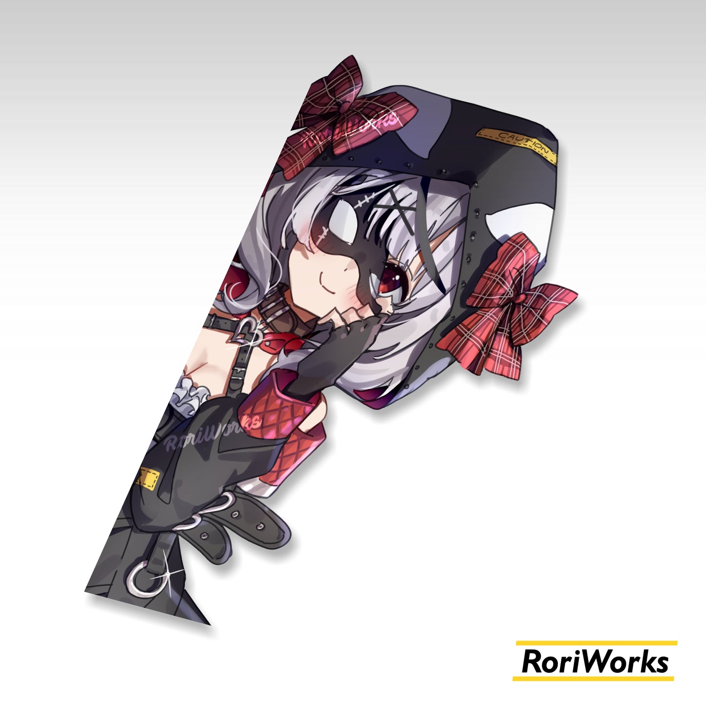 Stiker Intip Chloe Sakamata | Hololive