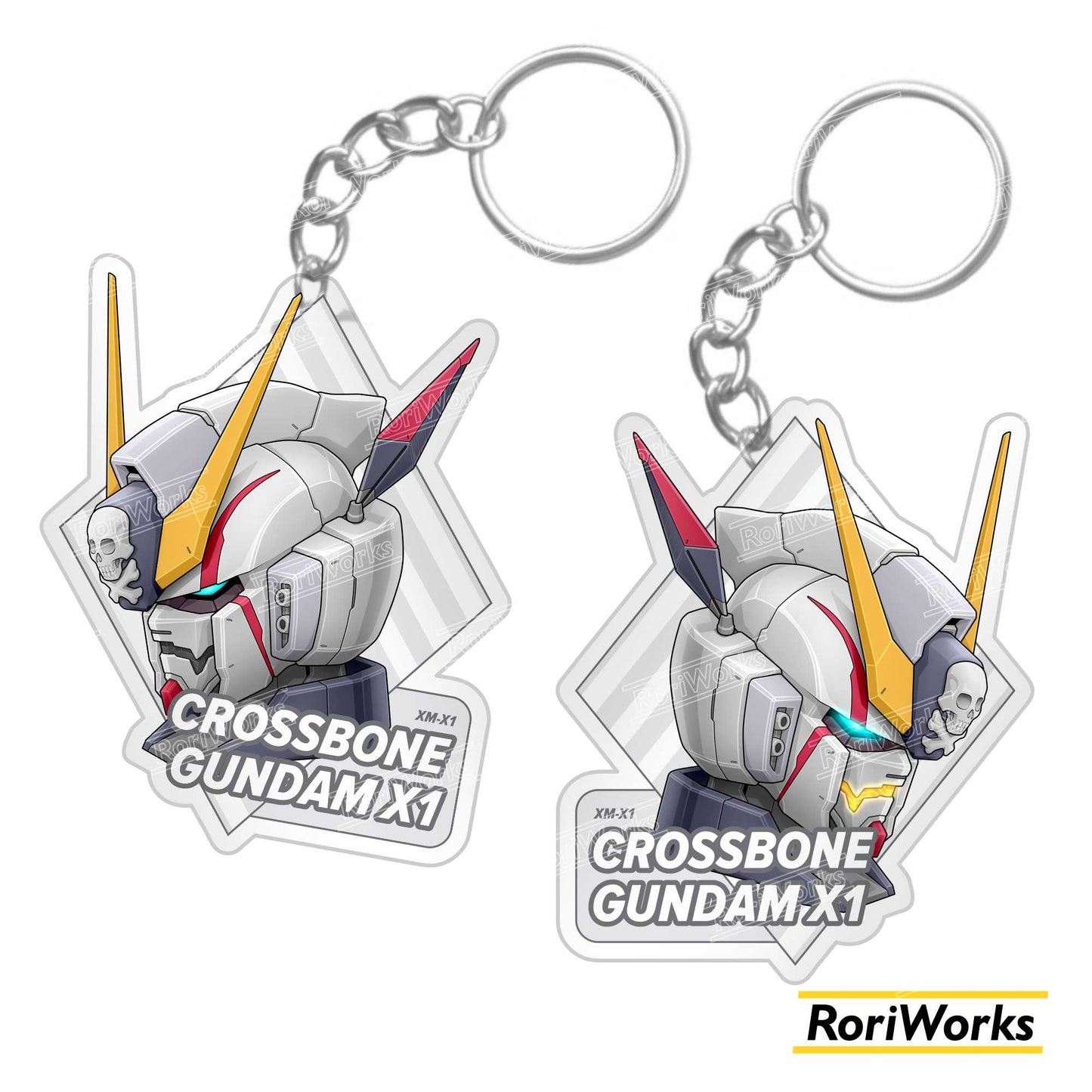 Keychain Crossbone Gundam X1 Head