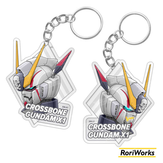 Keychain - Crossbone Gundam X1 Head