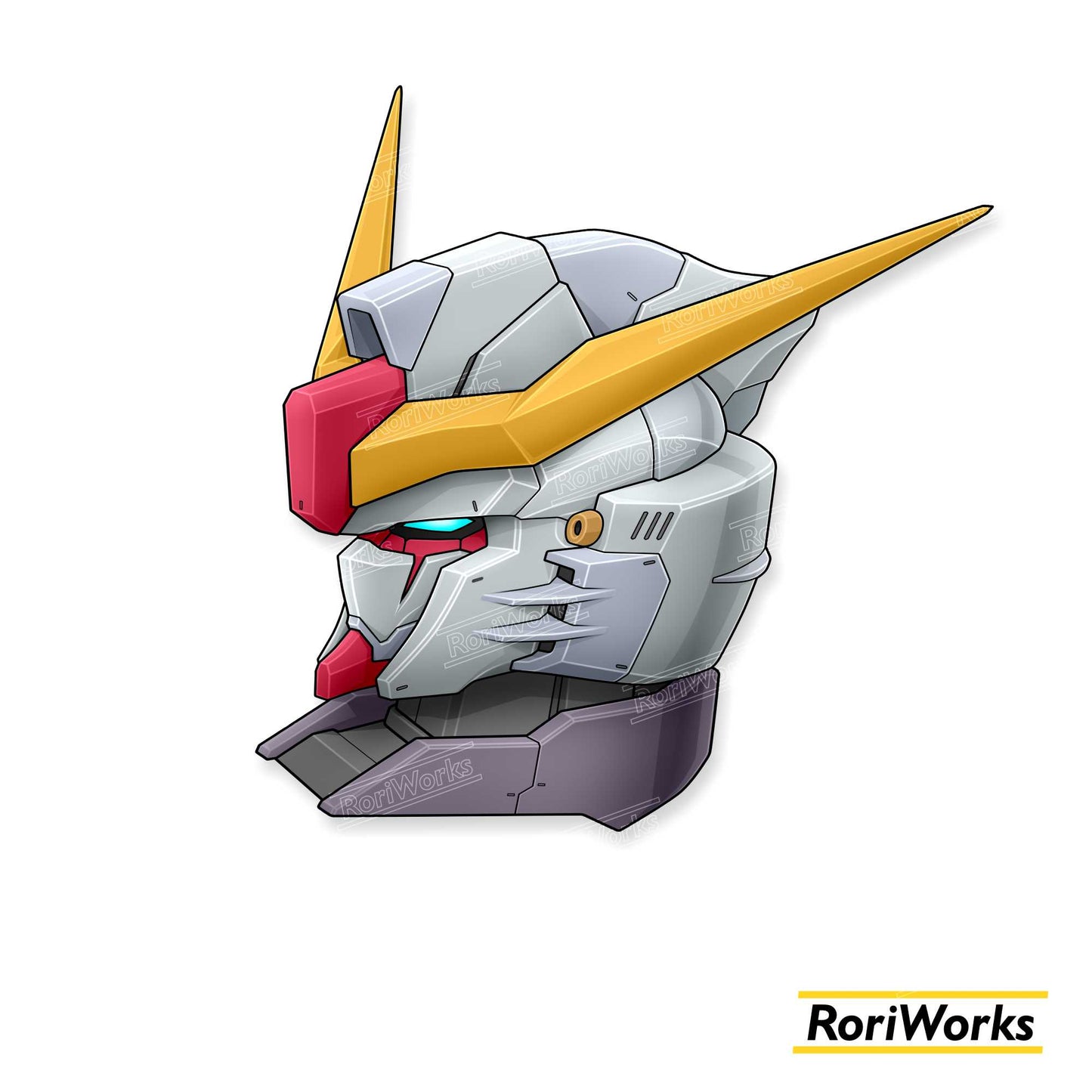 Stiker Destiny Gundam Head
