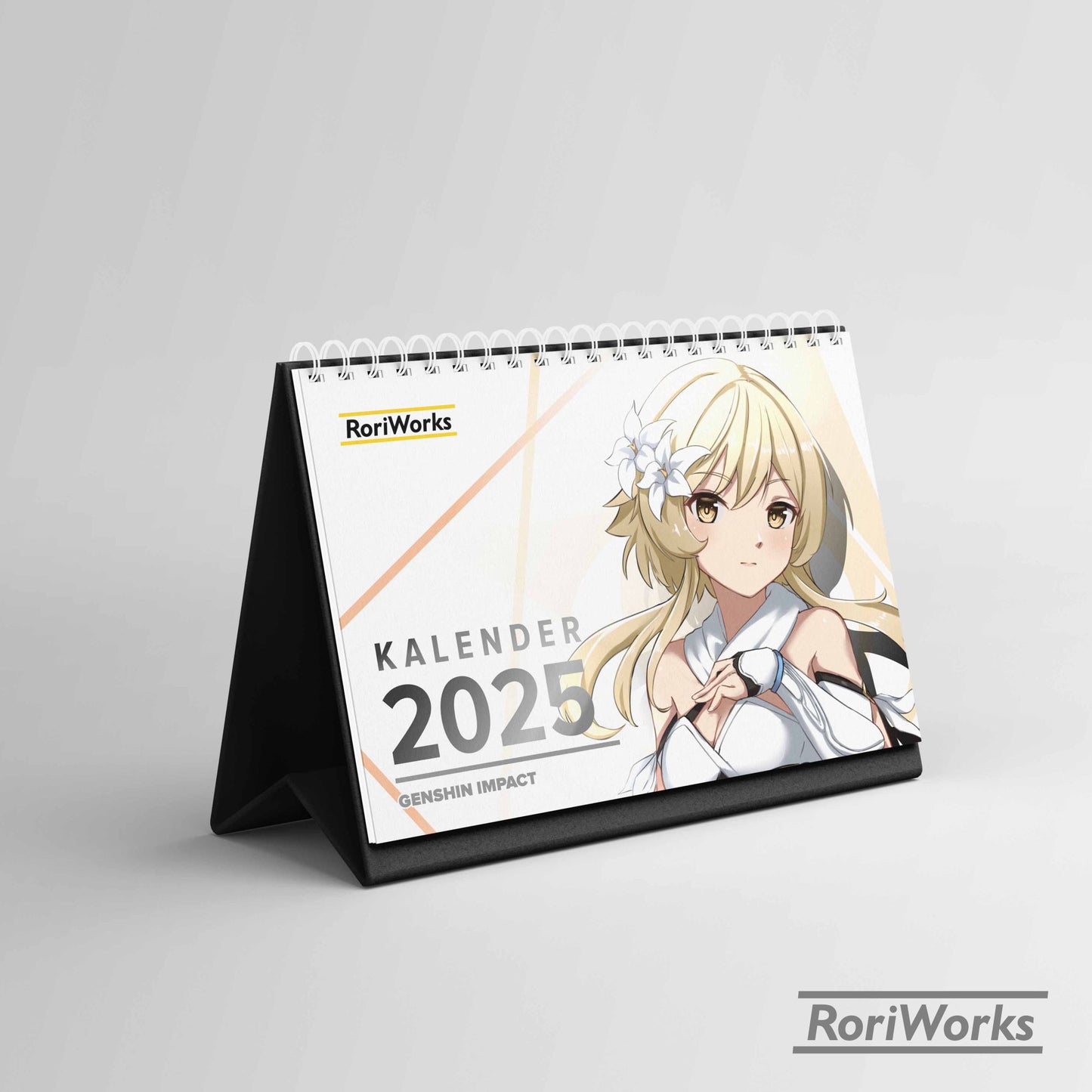 Kalender Meja 2025 | Genshin Impact