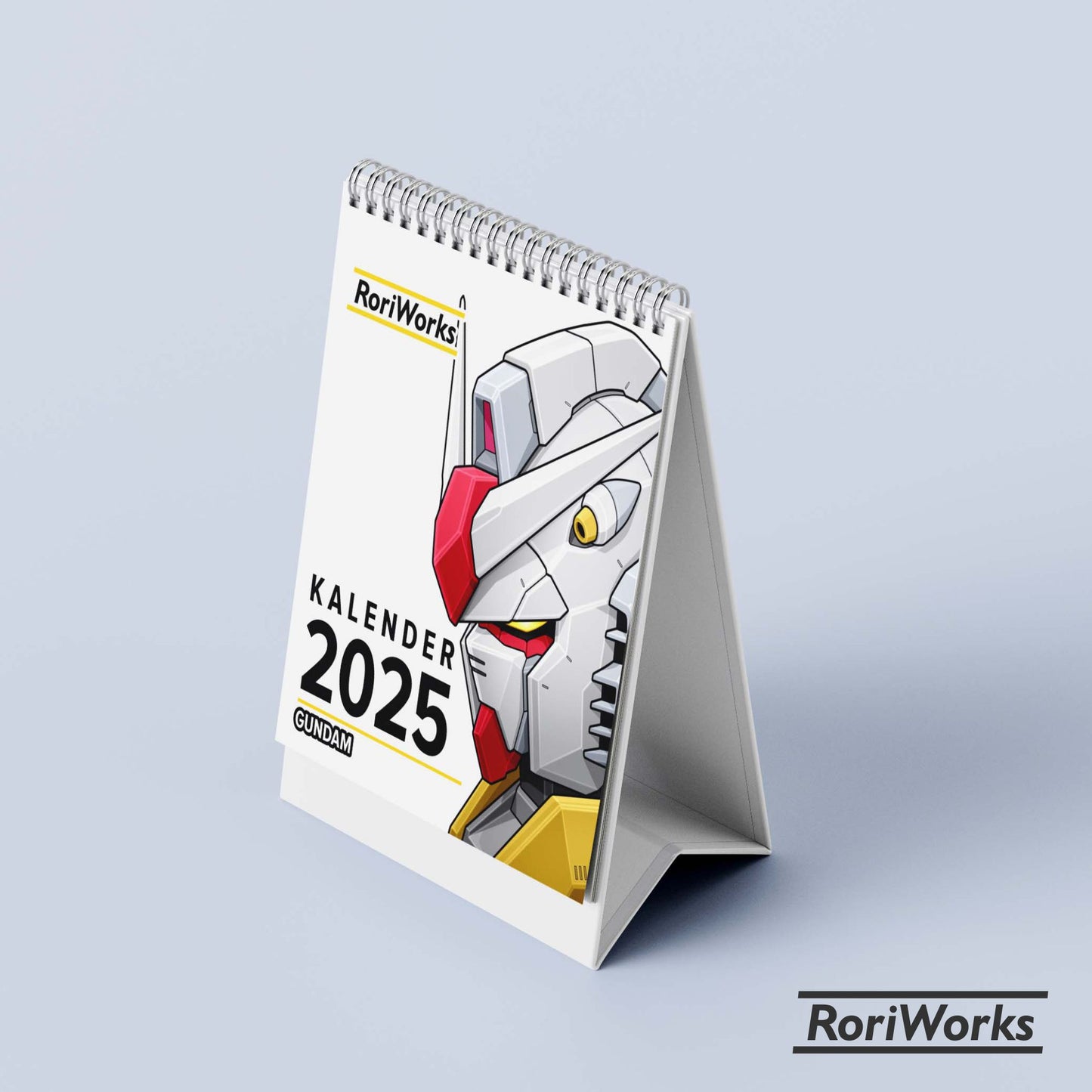 Kalender Meja Mini 2025 | Gundam