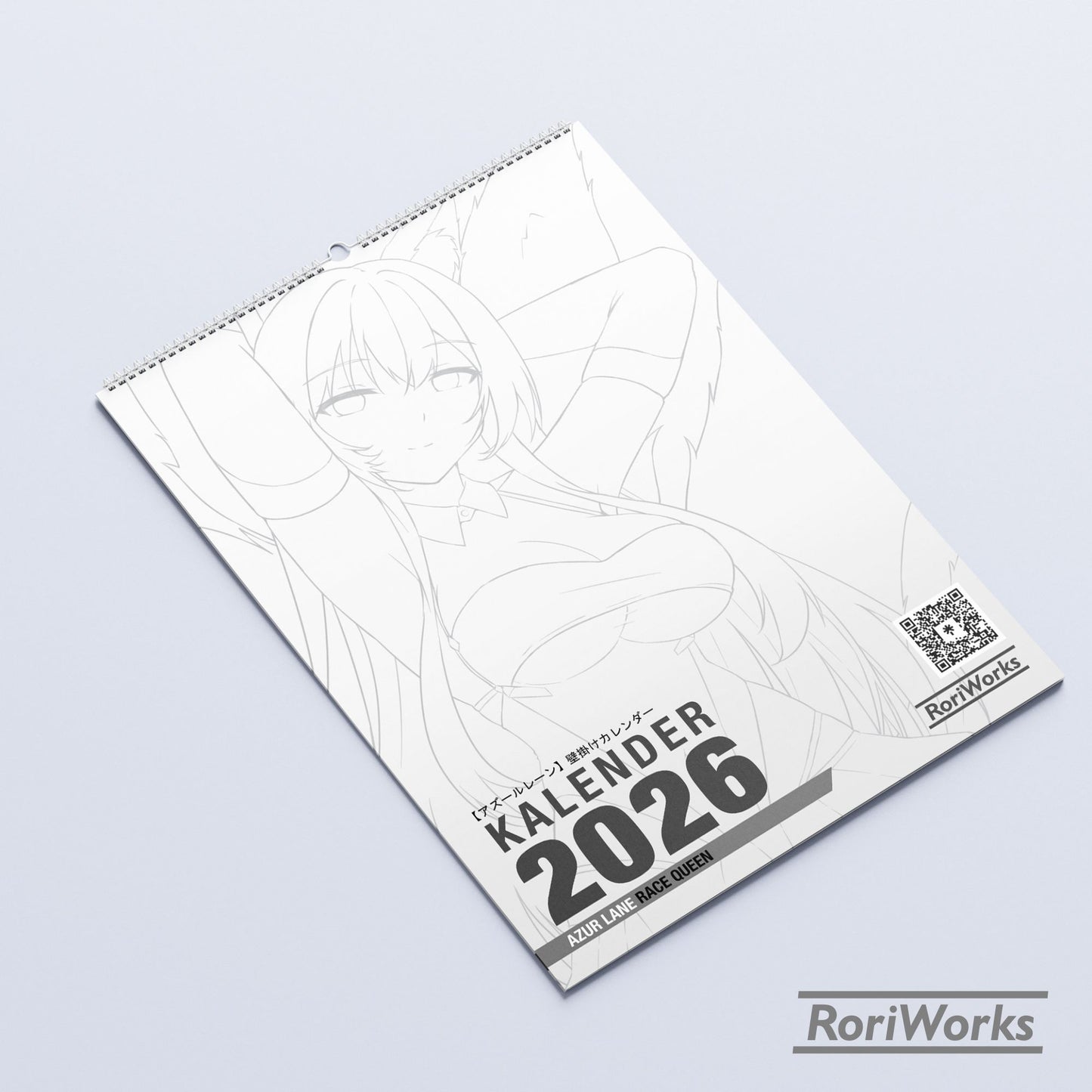 Kalender Dinding 2026 - Azur Lane (Race Queen)