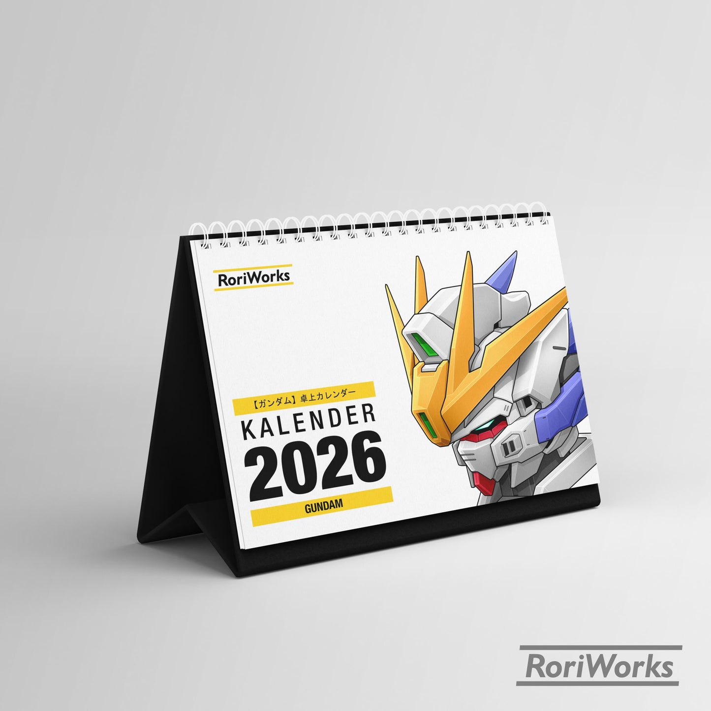 Kalender Meja 2026 - Gundam
