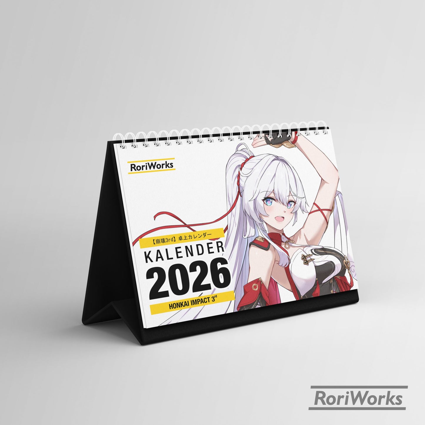Kalender Meja 2026 - Honkai Impact 3rd