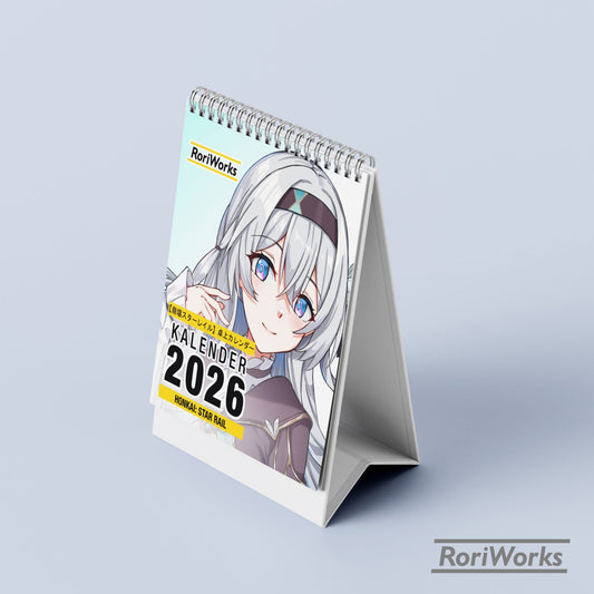 Kalender Meja Mini 2026 - Honkai Star Rail