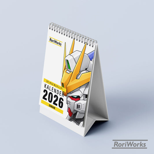 Kalender Meja Mini 2026 - Gundam