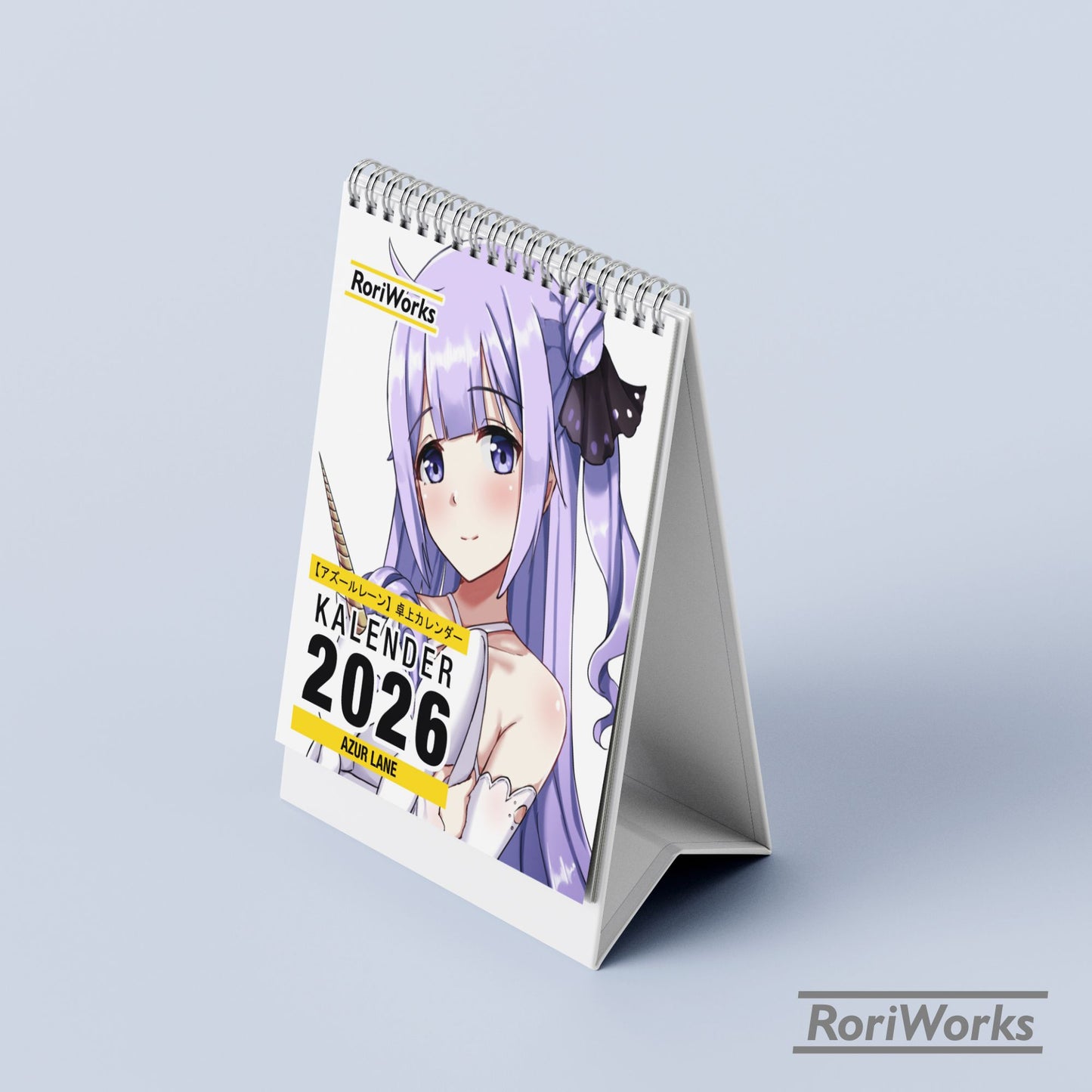 Kalender Meja Mini 2026 - Azur Lane