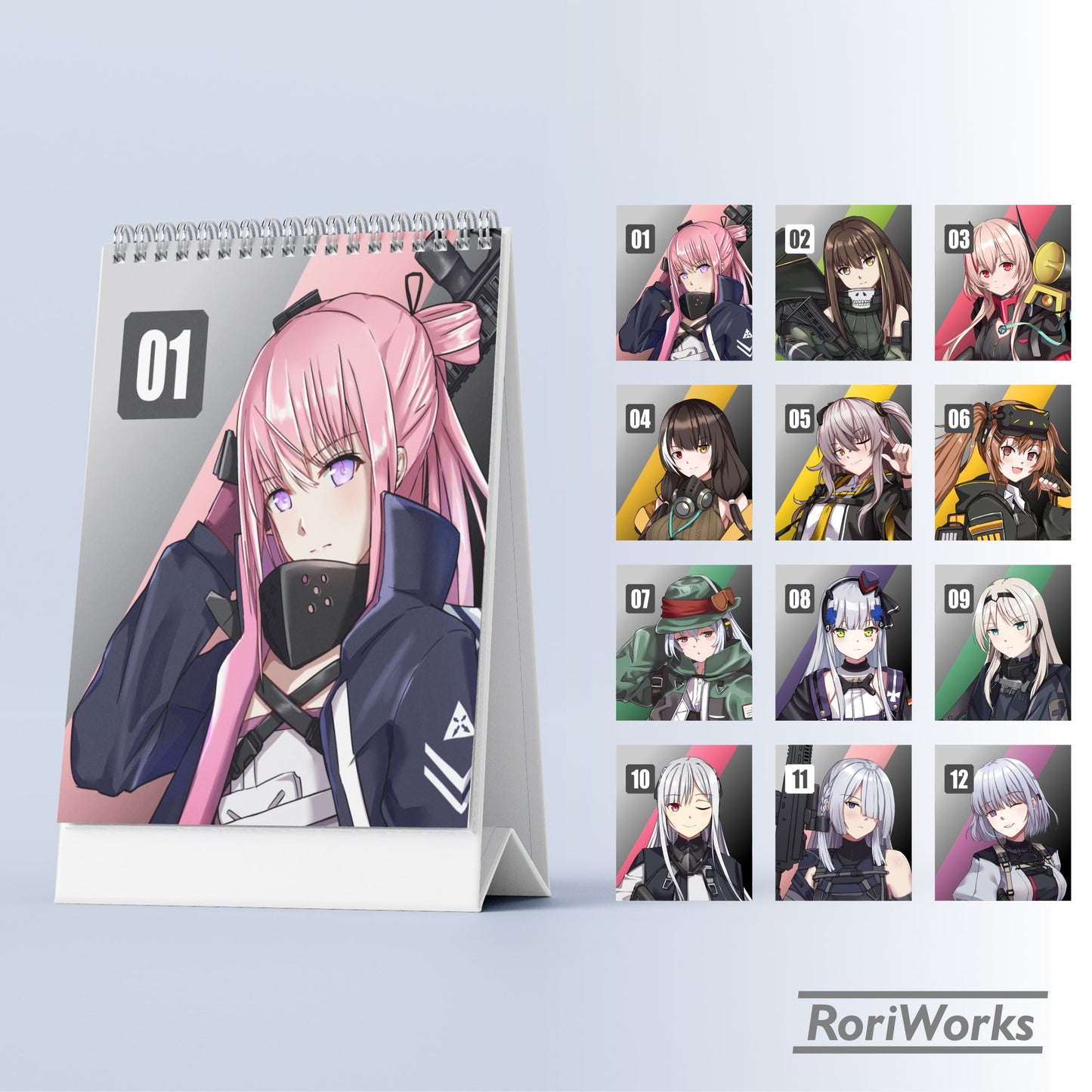 Kalender Meja Mini 2026 - Girls' Frontline