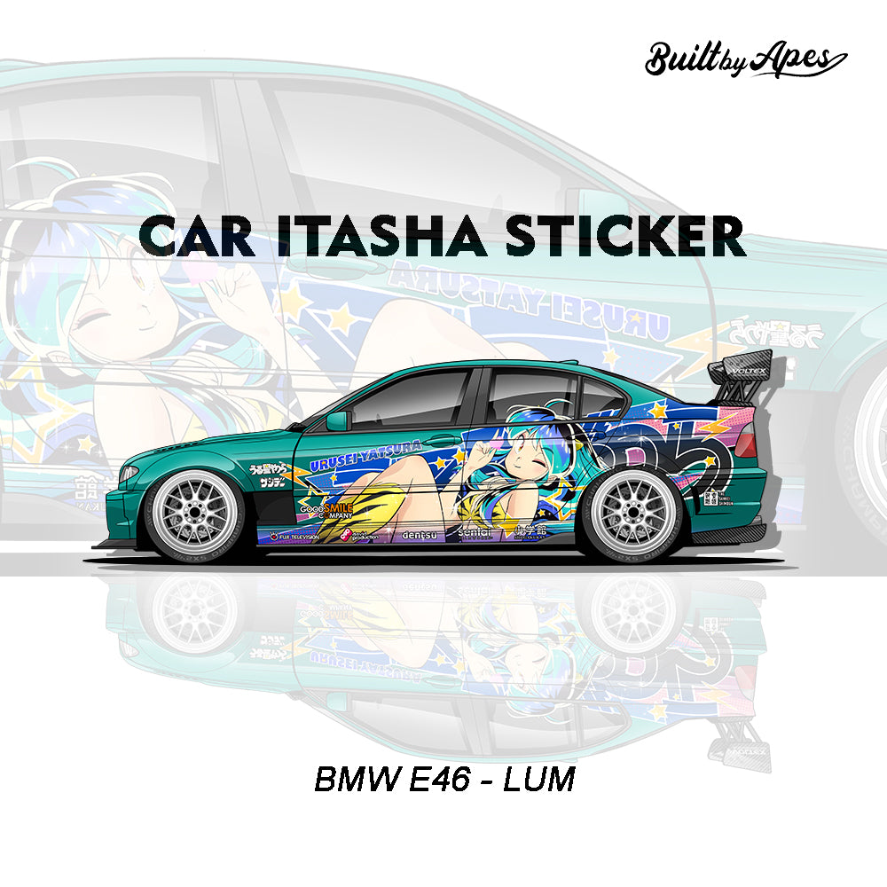 Stiker - BMW E46 (Lum Itasha)