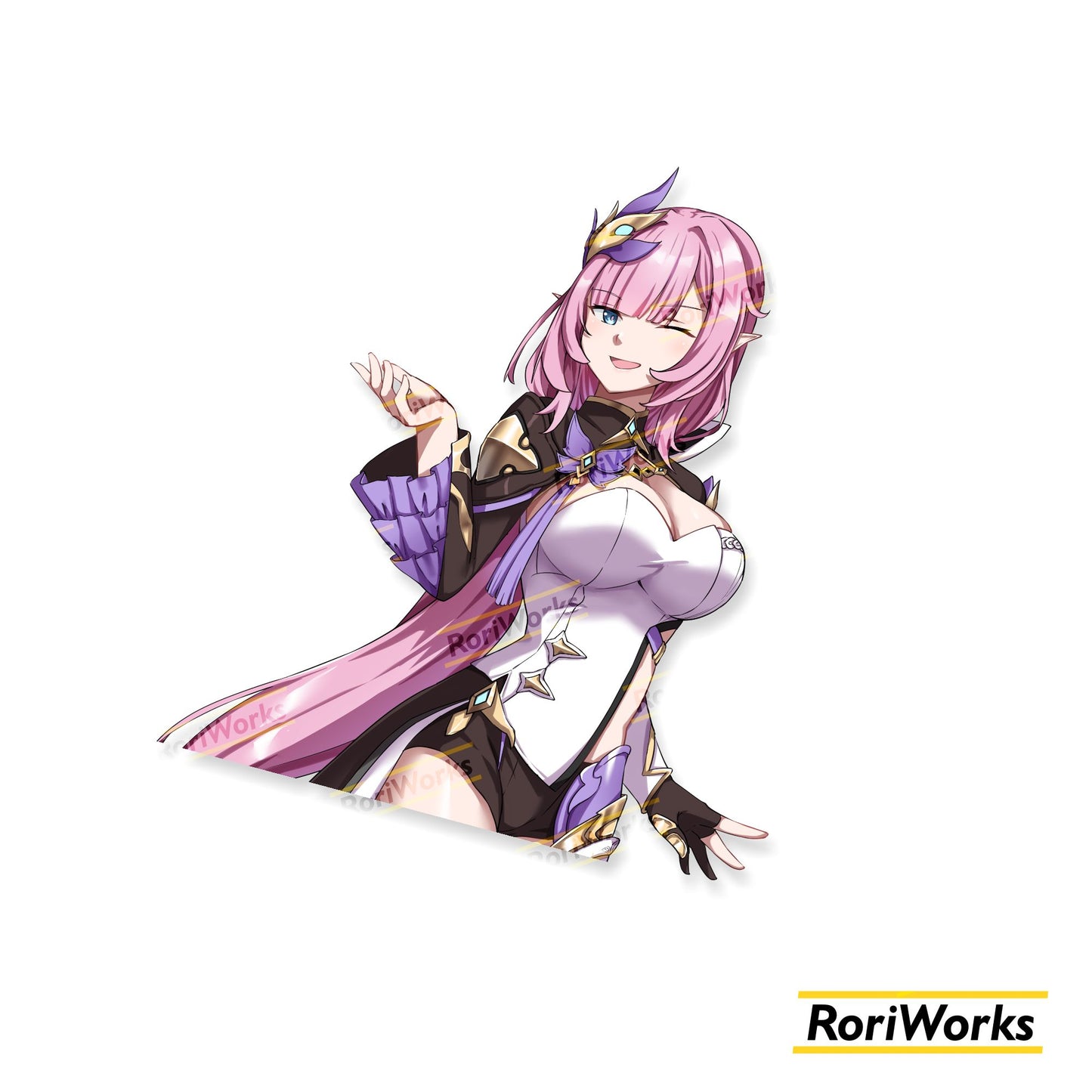 Stiker Elysia (Miss Pink Elf♪) | Honkai Impact 3rd