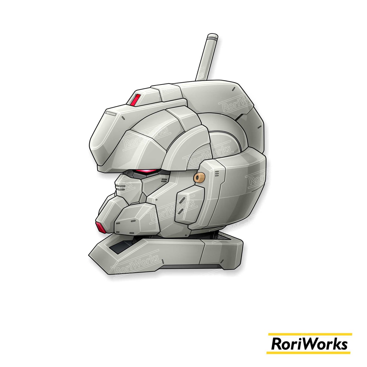 Stiker Gundam Ez8 Head