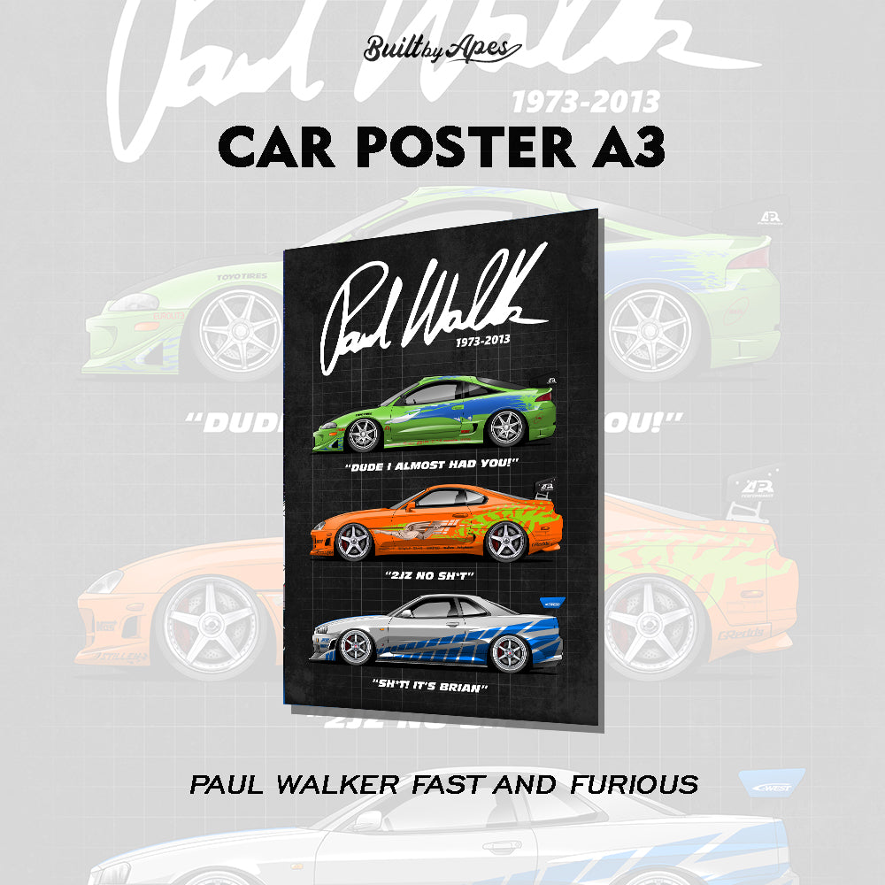 Poster - Paul Walker (Fast & Furious)