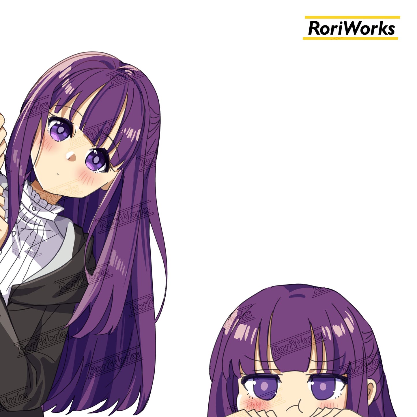Stiker Intip Fern | Sousou no Frieren