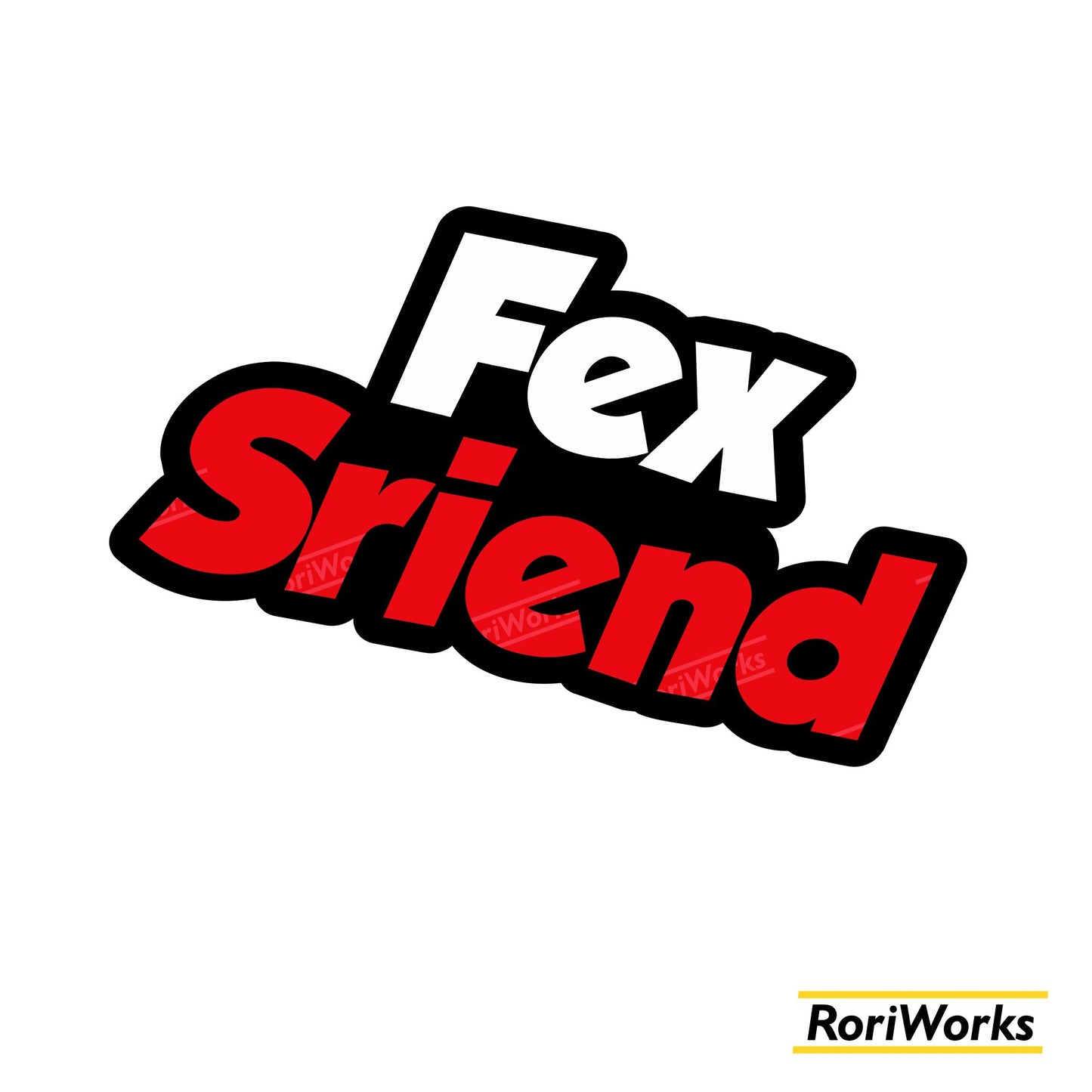 Stiker Lucu - Fex Sriend