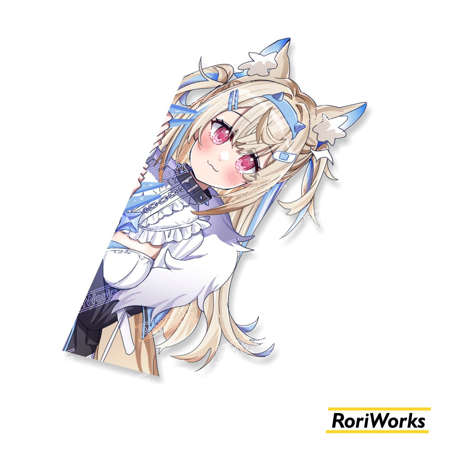 Stiker Intip Fuwawa Abyssgard | Hololive