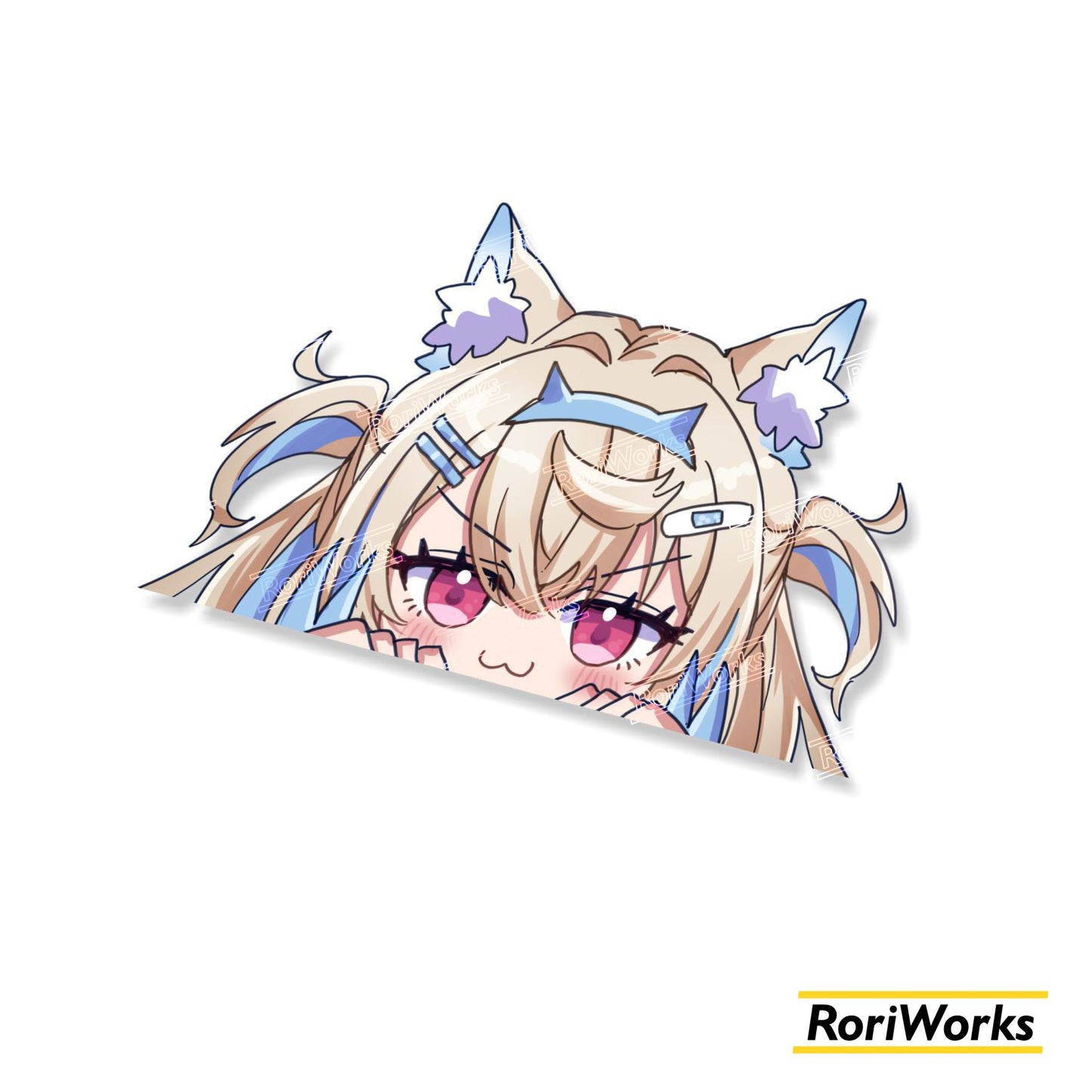 Stiker Intip Fuwawa Abyssgard | Hololive