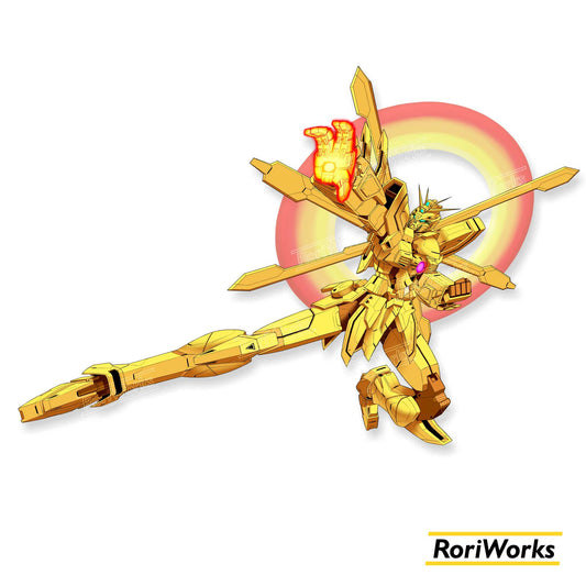 Stiker - God Gundam (Hyper Mode)