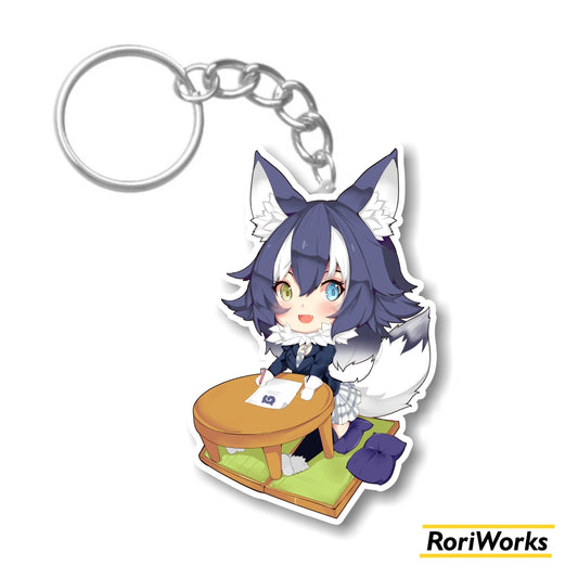 Keychain - Gray Wolf