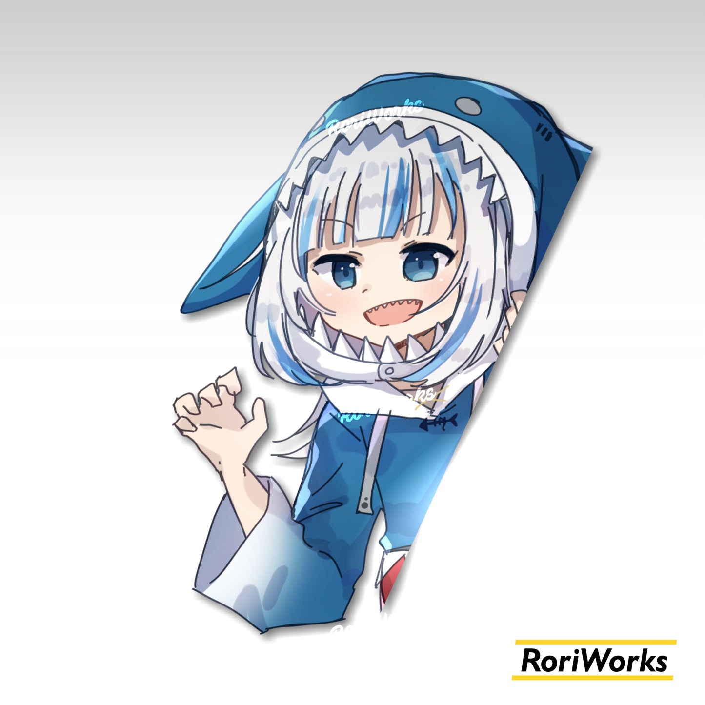 Stiker Intip Gura Gawr | Hololive
