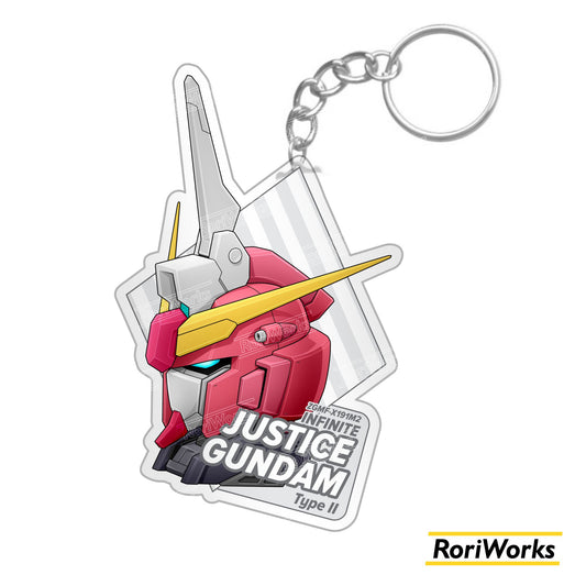 Keychain - ∞ Justice Gundam Type II Head
