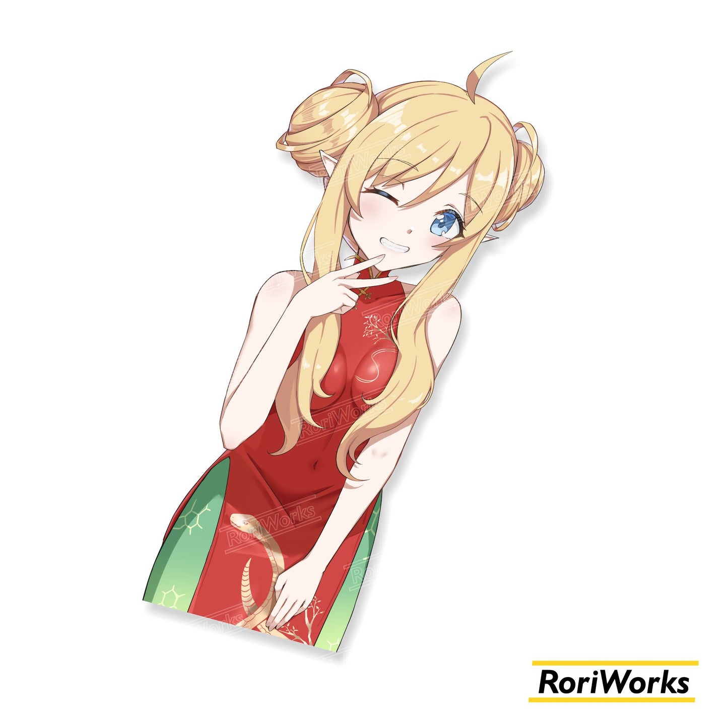 Stiker - Jashin-chan (Cheongsam)