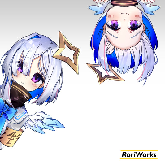 Stiker Intip - Kanata Amane