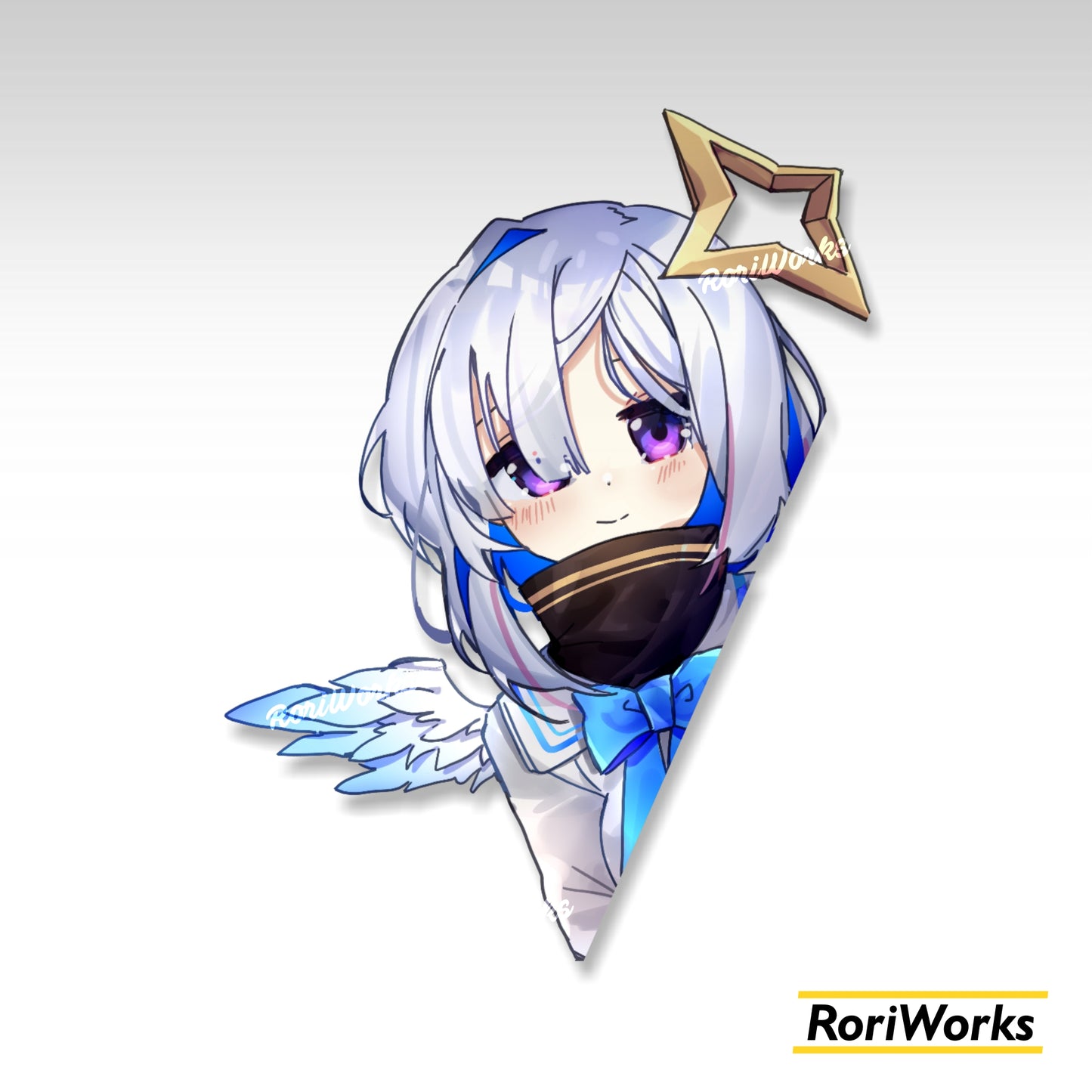 Stiker Intip Kanata Amane | Hololive