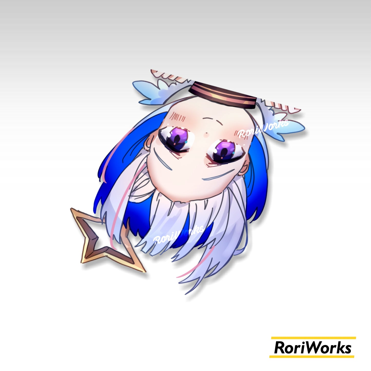 Stiker Intip Kanata Amane | Hololive