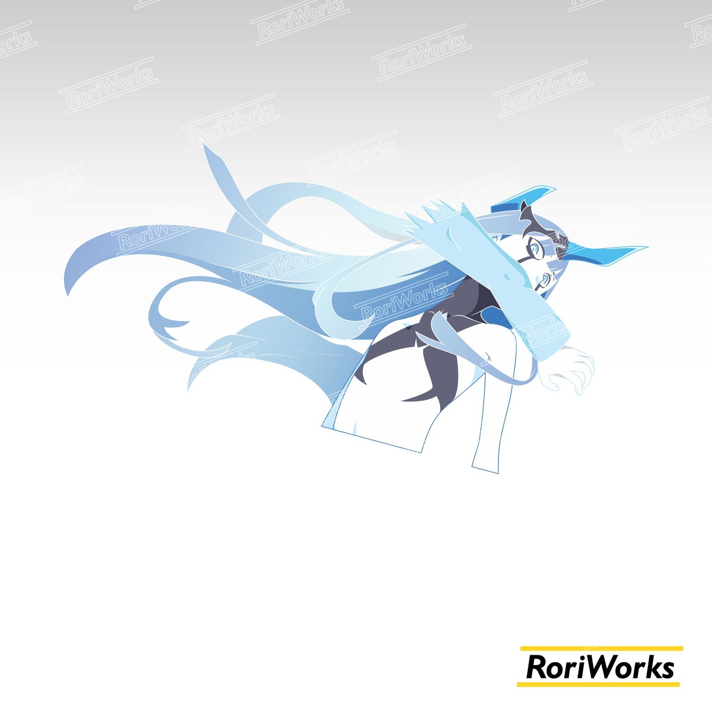 Stiker Klaxosaur Princess | Darling in the Franxx