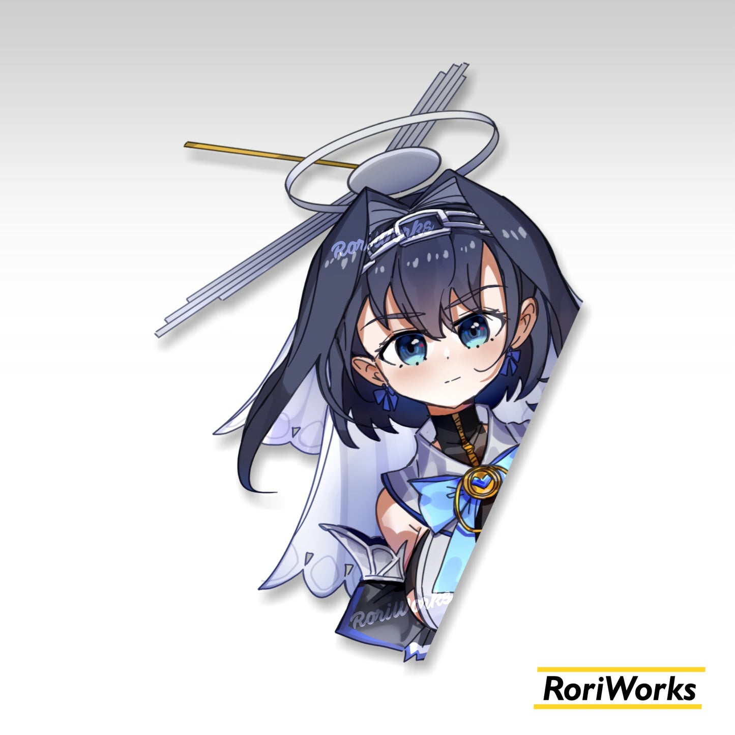 Stiker Intip Kronii Ouro | Hololive